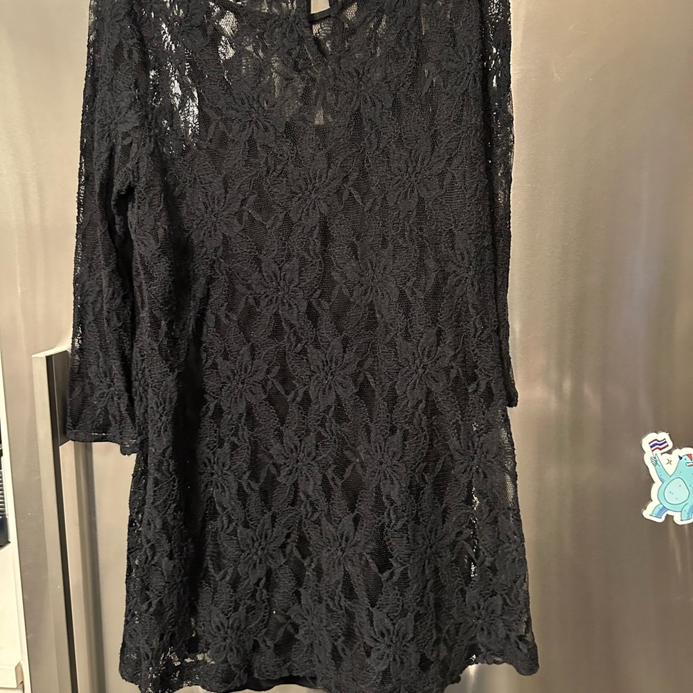 forever 21 black mini dress (2-piece). Great condition. Size S